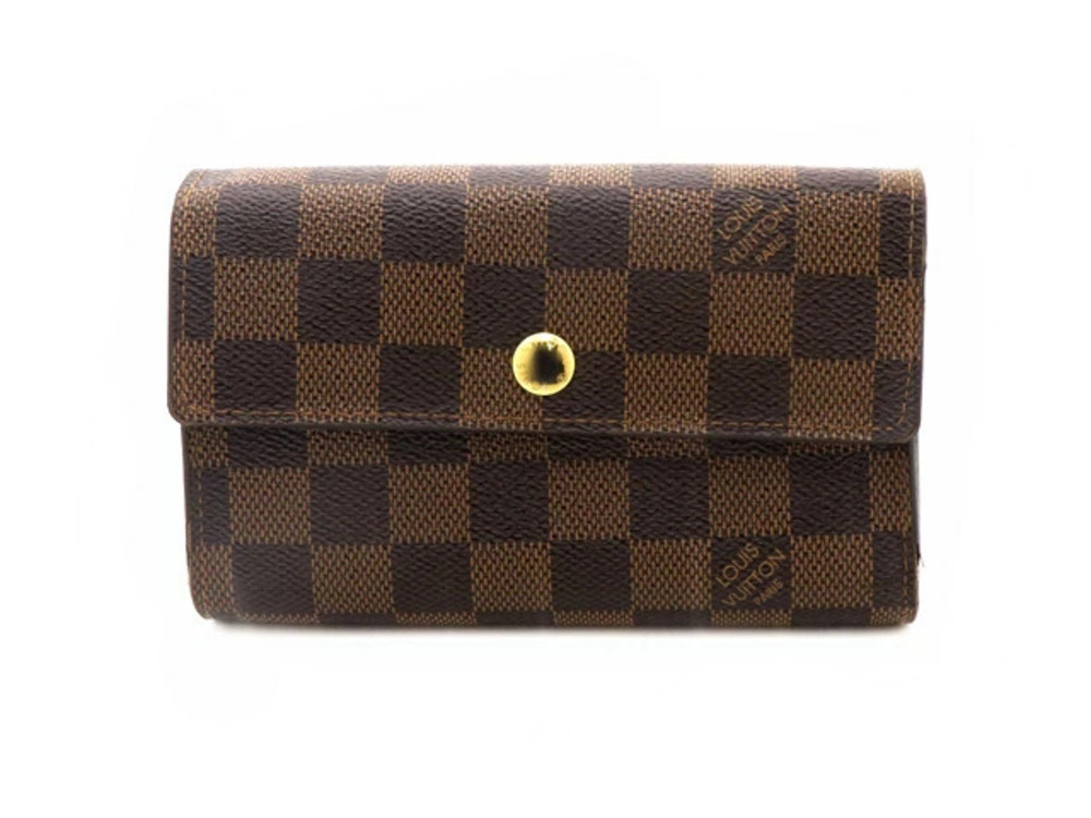 LOUIS VUITTON Portefeuille Alexandra Tri fold Wallet Damier